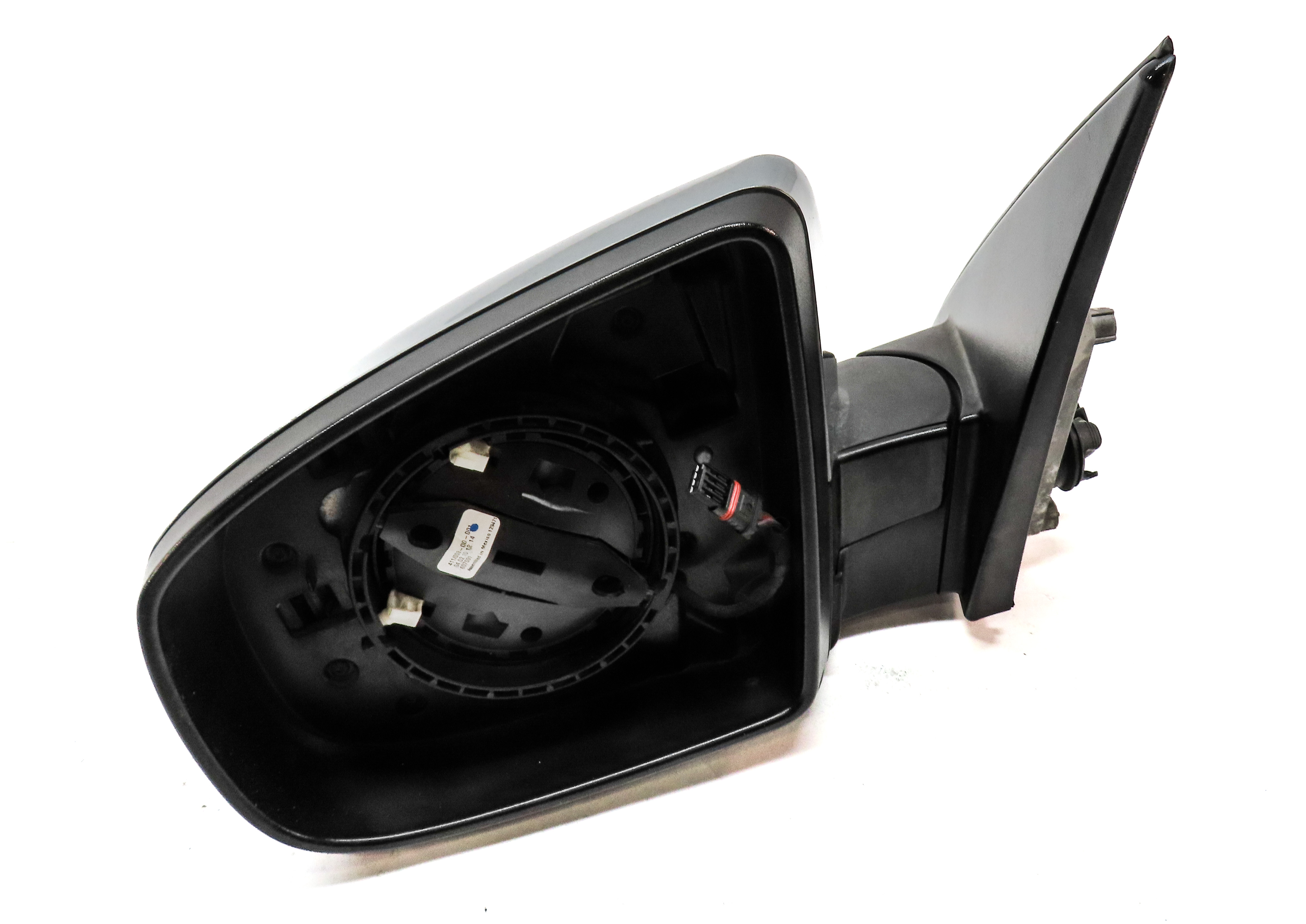 10-13 BMW X5 E70 LEFT P-FOLD MEM AUTODIM CAMERA HEAT DOOR MIRROR HOUSING (GREEN) — exact item pictured